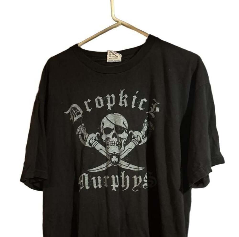 Dropkick Murphys Jolly Roger Shipping Up To Boston T-Shirt